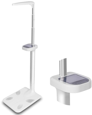 Vohala Digital Physician Scale BMI: Ultrasonic Electronic Height and Weight Scale 81.4” Height Measuring Device Accurate Body Weight 440 lb Capacity