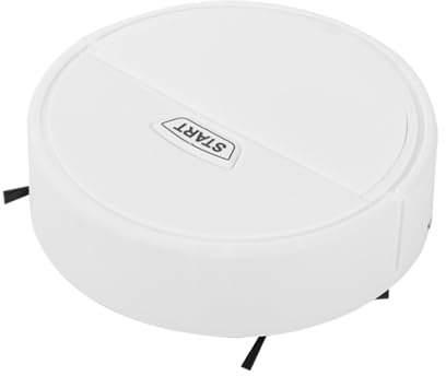 Robot aspirateur | 16,7 cm | Brosse rouleau d'aspiration puissante compacte avec longue durée de vie de la batterie pour un nettoyage efficace dans les salons, bureaux, chambres et entretien quotidien