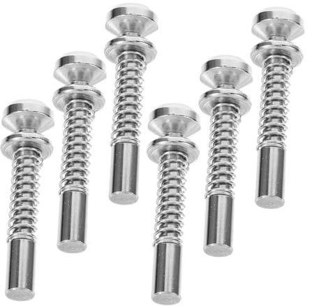 SEWACC 6pcs Spring Loaded Plunger Pins for Crib and Window Screen Repair Kit Crib Latch Replacement with Easy Installation and Flexible Locking for Gate Fittings and Storage Doors