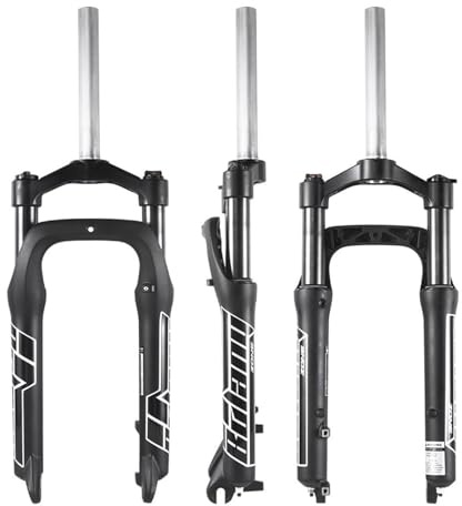 Mountainbike Federgabel Fahrrad Gabel 20 26 Zoll 4.0 Reifen Fatbike Gabel 100/110 Mm Federweg Snow Beach Elektrofahrrad Federgabel Gerade Scheibenbremse Vorderradgabel 9 * 135 Mm QR M 20in