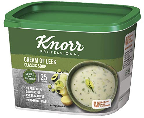 Knorr Professional Cream of Leek Soup Mix, 25 Portions Catering Soup