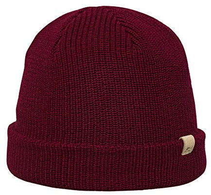 Sterkowski Salty Dog Strickmütze | 100% Merinowolle Beanie für Herren und Frauen | Wintermütze Merino Fisherman Fahrrad Sport Warm Skimütze Arbeitsmütze Wollmütze Hiking Universelle Größe Rot