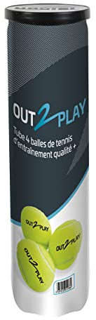 4er Tube Tennisbälle Out2play