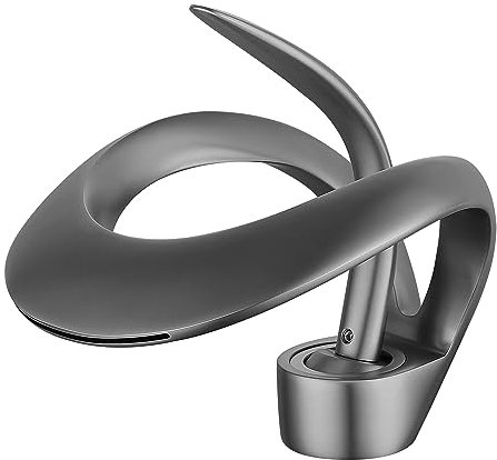 SJQKA wasserhahn bad wasserfall Grau,waschtischarmatur wasserfall,Wasserhahn Bad Aus Erstklassigem Messing,wasserfall Einhandmischer Für Bad Badezimmer Waschbecken (Grau)