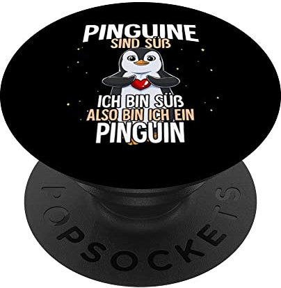 Pinguine Sind Süß Pinguin PopSockets mit austauschbarem PopGrip