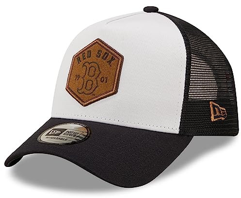 New Era Trucker Mesh Cap im Bundle mit UD Bandana Boston Red Sox #4248, Einheitsgröße