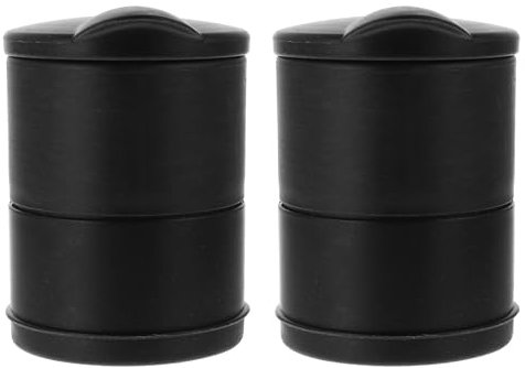 2 Pcs Ceniceros para Coche con Tapa, Cubo de Basura para Coche con Luces LED, Cenicero para Asiento de Coche para Hombres, Cenicero para Viajes, Oficina y Hogar con Luces y Tapa