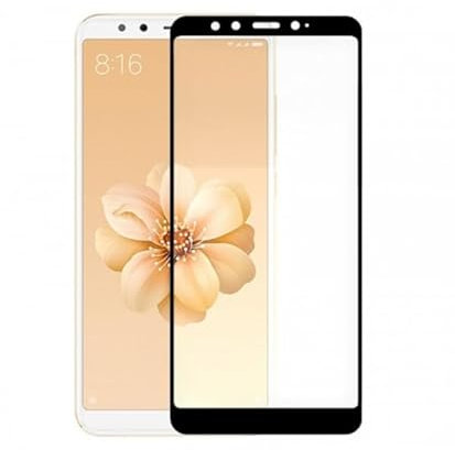 Genérico Protector Pantalla Cristal Templado Vidrio Compatible para Xiaomi Mi A2 Negro