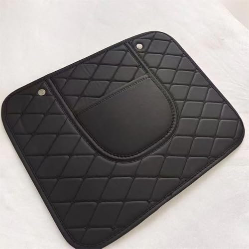 PGYREUGQ Auto Rücksitz Anti Kick Pad Für V-W Tiguan/Allspace 2016-2022, PU Leder Autositz Rückenlehne Anti-Kick Pads Rückenlehnenschutz Innere Zubehör,B