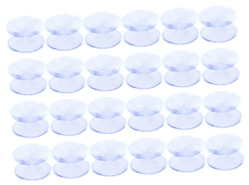 AUTSUPPL 24stücke Saugnäpfe Für Glasplatte Transparente Abstandshalter Für Glastische -Schutz Stoßdämpfer Für Und Spiegel Beidseitig Haftend