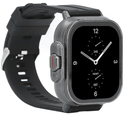 Denash Smartwatch 2 in 1 con Auricolare, 5.3, NFC, modalità Sport, Orologio Fitness a Lunga Durata della Batteria per Telefoni, Notifiche di Messaggistica, Allarme (Guscio (silicone))