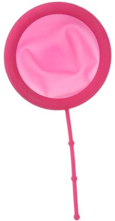 KOMBIUDA Reusable Silicone for Women, Red, Biodegradable Packaging, Feminine Period Protection Alternative for Comfortable Care