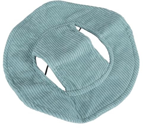 Gavigain Sonnenhut für Hunde, Verstellbarer Schutz, weiches Samtmaterial, leicht und bequem, niedlicher Outdoor-Hut für Hunde (L)
