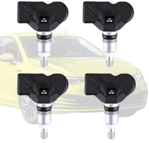 GaiHLi TPMS Reifendrucksensor für V-w Arteon CC Crafter Golf Tayron Teramont, 5Q0907275 5Q0907275B Reifendruckkontrollsystem Überwachungssystem Reifendrucküberwachungssensor Autoteile,4pcs