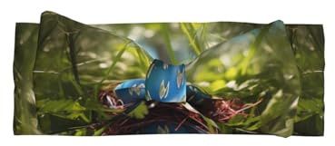 WZYWHJ Oeufs de Pâques dans l'herbe Imprimer des bandeaux de bébé et des accessoires de cheveux souples élastiques pour les nouveau-nés et les filles