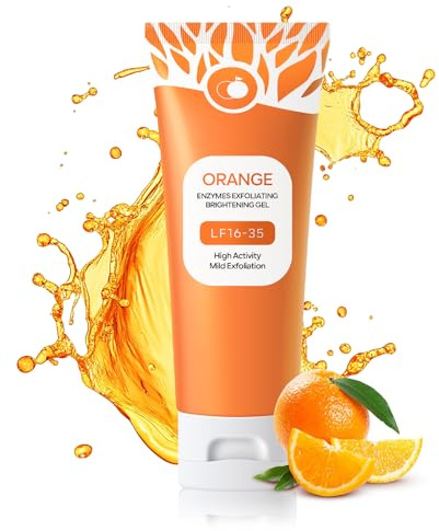 KYDA Orange Gesicht Exfoliantes Gel, Gesichts-Reiniger mit Tieffernung und Helligkeitserhöhung
