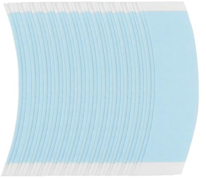 OUDQFCJ 36 Piezas Extra Fuerte Cinta Adhesiva Doble Cara Invisible para Pelucas Resistente al Agua Wig Glue Tape Toupee Tape Repuestos (Azul)
