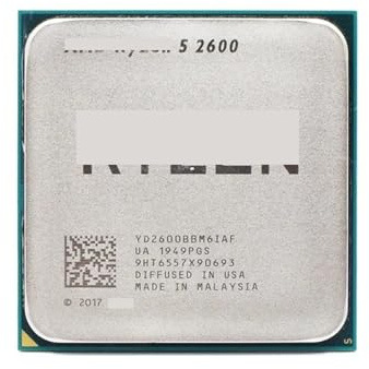 Ryz-en 5 R5 2600 3,4GHz 6-Core 12-Core Processore CPU Socket AM4