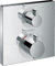 hansgrohe Thermostat Ecostat Square mitigeur de douche 2 fonctions Chromé
