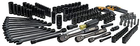 DEWALT® 181 Piece Black Chrome Mechanics Tool Set Premium