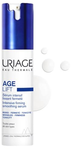 Uriage Age Lift Glättendes Straffendes Intensivserum mit RETINOL, HYALURONIC ACID & AHA - 3x weniger Falten 3x mehr Festigkeit. Leichtes Serum mit Straffungseffekt - 30ml