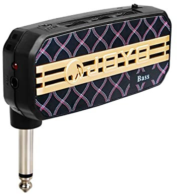 JOYO Bass Guitar Headphone Amp Bassist Pocket Mini Practice Amplifier with Aux in (JA-03B)
