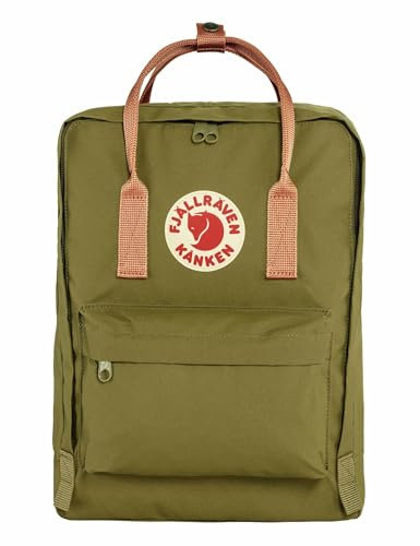 FJALLRAVEN Kånken, Zaino Sportivo Unisex, Foliage Green-Peach Sand, One Size
