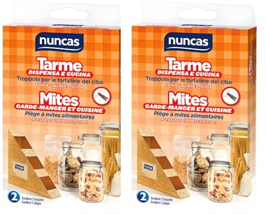 Nuncas tarme dispensa e cucina 2 trappole (Confezione da 2)