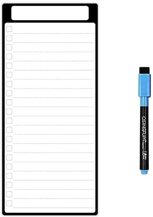 Navna Magnetisches Whiteboard, To-Do-Liste, Kühlschrank, Trocken Abwischbar, Weiß, Magnetisch, Funktional