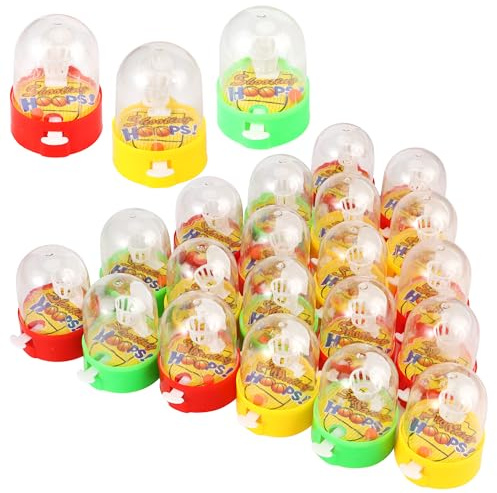 20 Pcs Flipper Basketball, Mini Basketball Mini Finger Schießspielzeug | Desktop-Kinderspielzeug, Kleines Spielzeug Korbwurf für Kinder, 6cm - Kindergeburtstag Mitgebsel