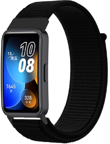 Andas Sport Klockarmband för Huawei Band 8/Band 9/Band 10, Nylon Ersättningsrem Armband Ersättningsband för Huawei Band 10/Band 9/Band 8