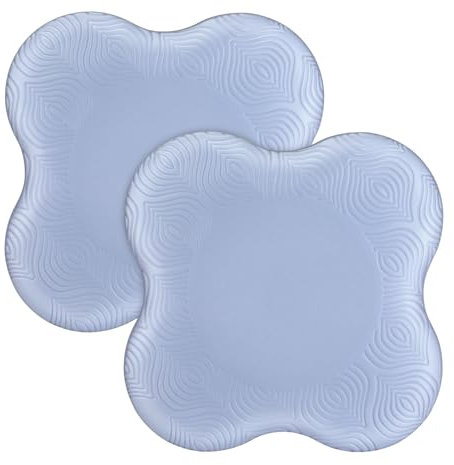 Kniekissen Yoga 2 Stücke - Rutschfest Knieschoner Matte Set für Yoga, Gymnastik, Pilates, Aerobic