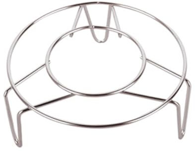 ABOOFAN Stainless Steel Round Cooker Steamer Rack Stand Sturdy Cooking Ware Steam Rack Suitable for Home Kitchen Cooking