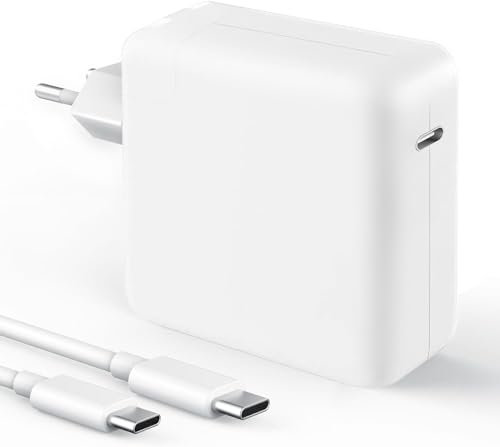 96W Mac Book USB C Ladegerät, Ladekabel Schnell Netzteil für MacBook Air/Pro 16, 15, 14, 13 Zoll, MacBook Air 13 Zoll, iPad Pro 12.9/11 2020/2019/2018 mit USB C zu C Ladekabel