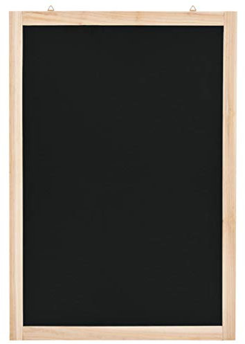 Tidyard Tableau Noir Mural Bois de cèdre 40 x 60 cm