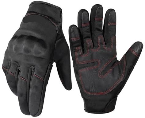 Guanti Invernali Uomo Guanti da moto touch screen Moto Motocross Invernali termici antiscivolo Moto Equitazione Motociclista Antivento Equipaggiamento protettivo Uomo Donna Guanti Touch Screen Inverna