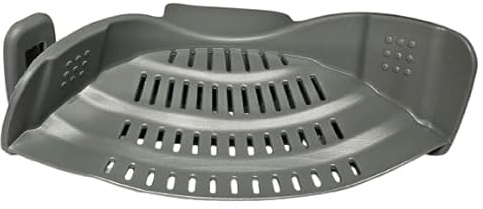 Mr. Gadget's Solutons Silicone Snap Strainer – The Ultimate Clip-On Kitchen Helper! Dishwasher Safe, Multi-Purpose Strainer & Drainer for Pasta, Veggies, Pots, Pans, and Bowls – Effortless Cleaning