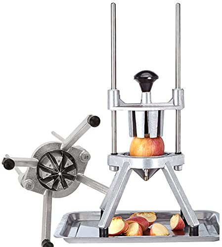 Fruit Slicer, 6-Section Wedger Cutter with Stainless Steel Blade for Lemons, Limes, Tomatoes, Potatoes - Ideal for Home, Bar, Restaurant, Parties