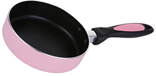 FUNOMOCYA Padella Antiaderente 16Cm in Pietra per Pancake e Uova Compatibile Piano a Induzione Maneggevole e Facile da Utensile Mini per Uso