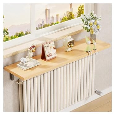 Stilvolle Universal-Heizkörperverkleidung, dekorative Trennwand für Büro, Schlafzimmer und Wohnzimmer, Original-Holz, 80 cm, verbessert Heimdekoration und Platzeffizienz