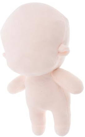 CLISPEED Blank Stoffpuppe Ohne Eigenschaften Weicher Körper Baumwollpuppe Zum Selbermachen Niedliche DIY Textil Stofftier Für Dekoration
