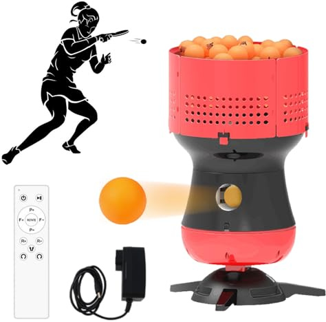 Robot automatico da ping pong con controllo senza fili, modalità multiple di servizio per allenamento e pratica, contiene circa 90 palline