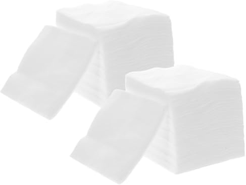 MERRYHAPY Abnehmbare Dicke Reine Baumwolle Make-up Entferner Pads Sanfte Fusselfreie Gesichtspads für Empfindliche Haut Vielseitig für Augen- Lippen Gesichtsreinigung Geeignet