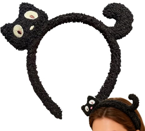 Bandeau de Maquillage Bandeau en Peluche avec Motif Animaux Dessin Animé | Bandeaux Pour Filles Anti-Dérapant Pour Le , Les Vacances, Le Spa, La Salle De Bain, La Fête, L'Appartement,