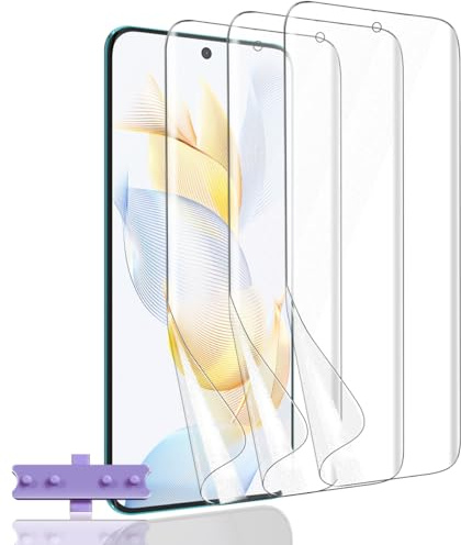 Rnnmeeko Pellicola Protettiva Compatibile con Honor 90 (Non Vetro Temperato), Flessibile TPU Pellicola Film 3 Pezzi, Senza Bolle, HD - Anti-Graffio Protezione Schermo per Honor 90