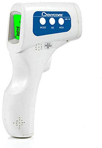 Forehead Thermometer for Adults Non-Contact Infrared Forehead Thermometer with Fever Alarm Function Medical Grade for Baby Children Kids Instant Fever Check Digital Display