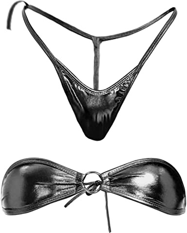 Yevin 2 Pieces Micro Bikini Extreme for Women Sexy Mini Microkini Swimwear