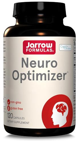 Jarrow Formulas, Neuro Optimizer, with Phosphatidylserine and Phosphatidylcholine, 120 Capsules, Gluten Free, GMO Free