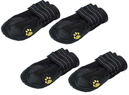 POPETPOP 4stücke Hundeschuhe rutschfeste Welpenschuhe Strapazierfähige Haustierstiefel Angenehm Weich Und Komfortabel Für Drinnen Und Draußen