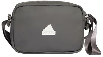 adidas Donna Essentials Polyurethane Bag, Charcoal/White, One size